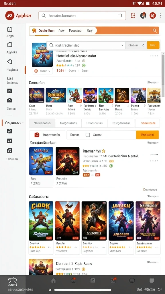 234e - Screenshot menampilkan karakter utama dalam pertempuran epik.