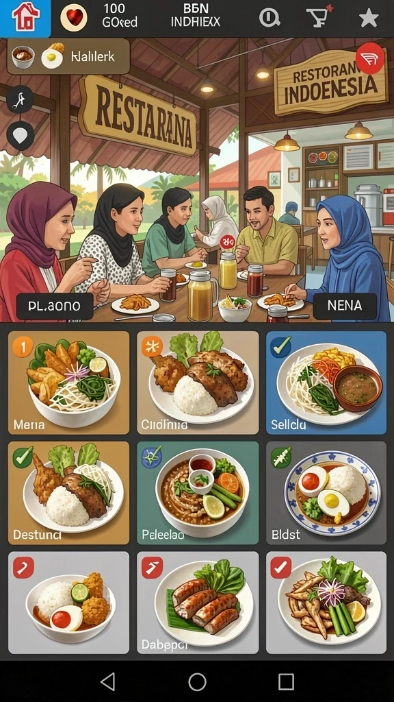 98spin - Tampilan antarmuka yang menarik dan mudah dinavigasi.