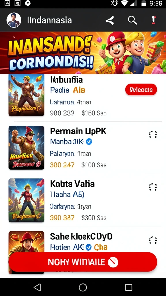 bingo188 - Tampilan antarmuka BINGO188 yang menarik dan user-friendly.
