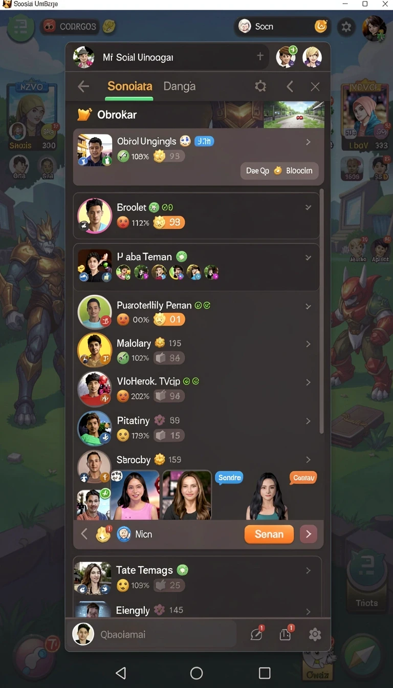 fb168 - Beragam karakter unik untuk dipilih.