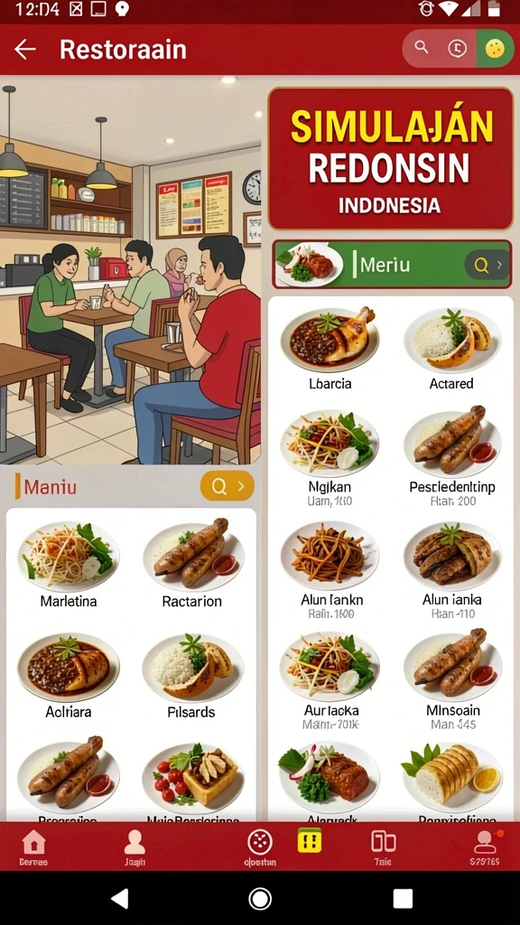 prg007 - Screenshot menunjukkan karakter utama menjelajahi hutan mistis.