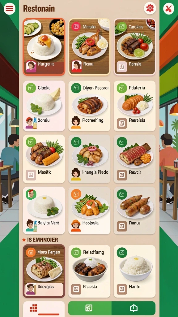 rekor777 - Tampilan antarmuka utama yang menarik.