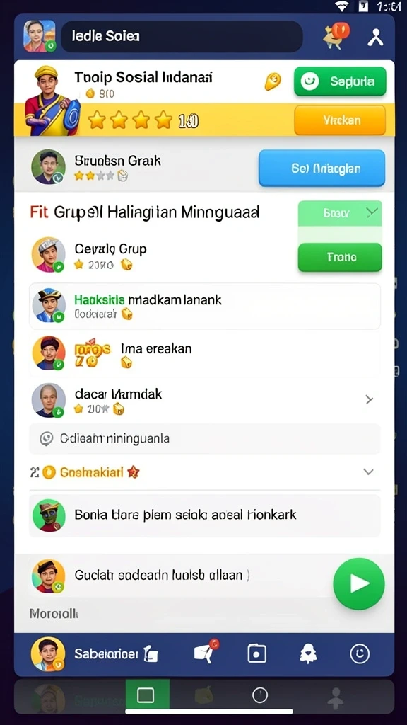 serubet - Tampilan antarmuka yang menarik dan mudah dinavigasi.